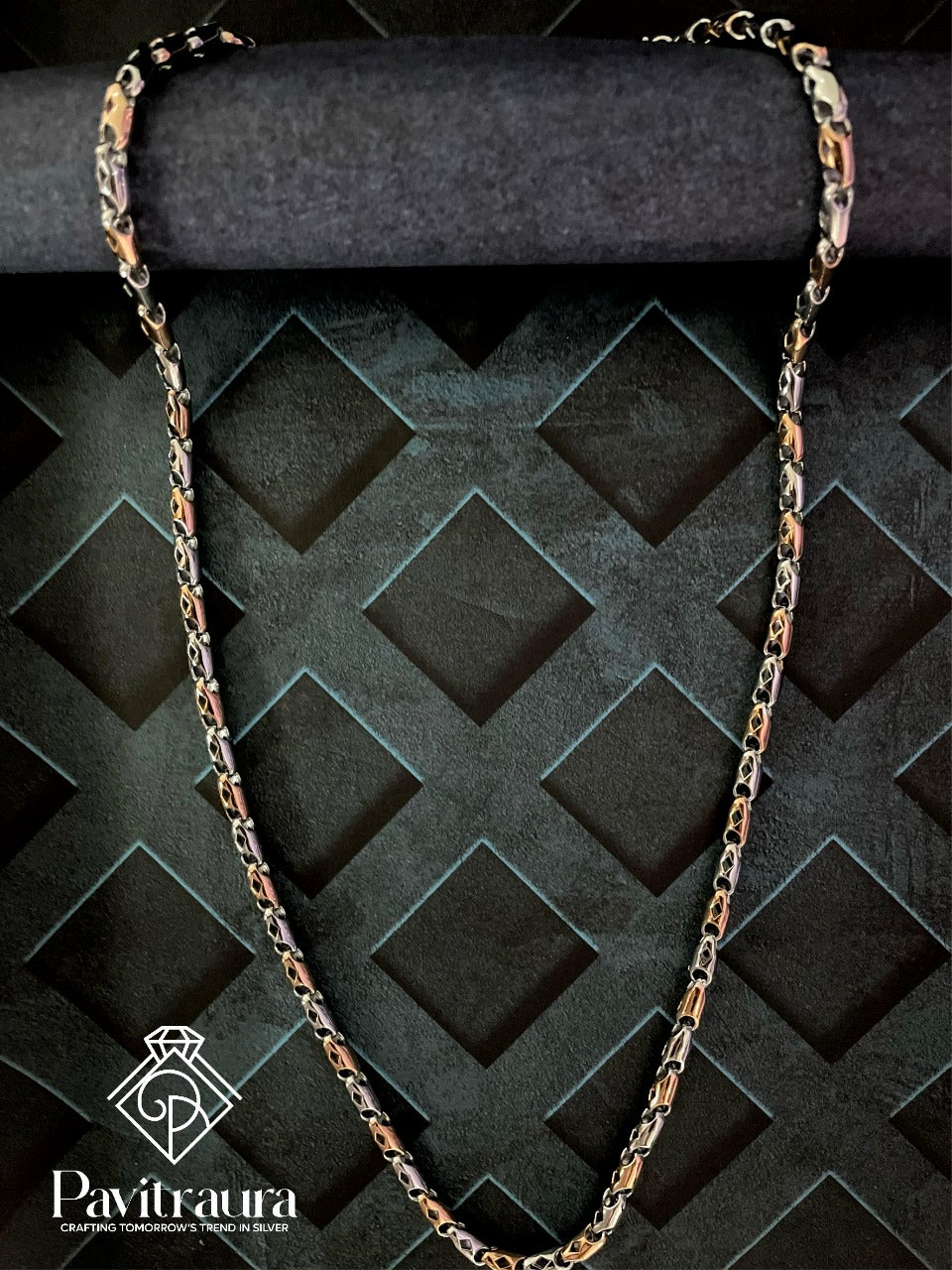 Men's silver chain 12