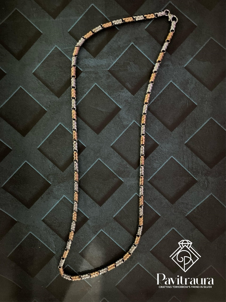 Men's silver chain 13