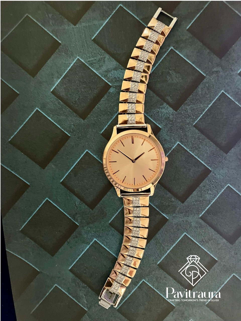 Rose gold men's watch13