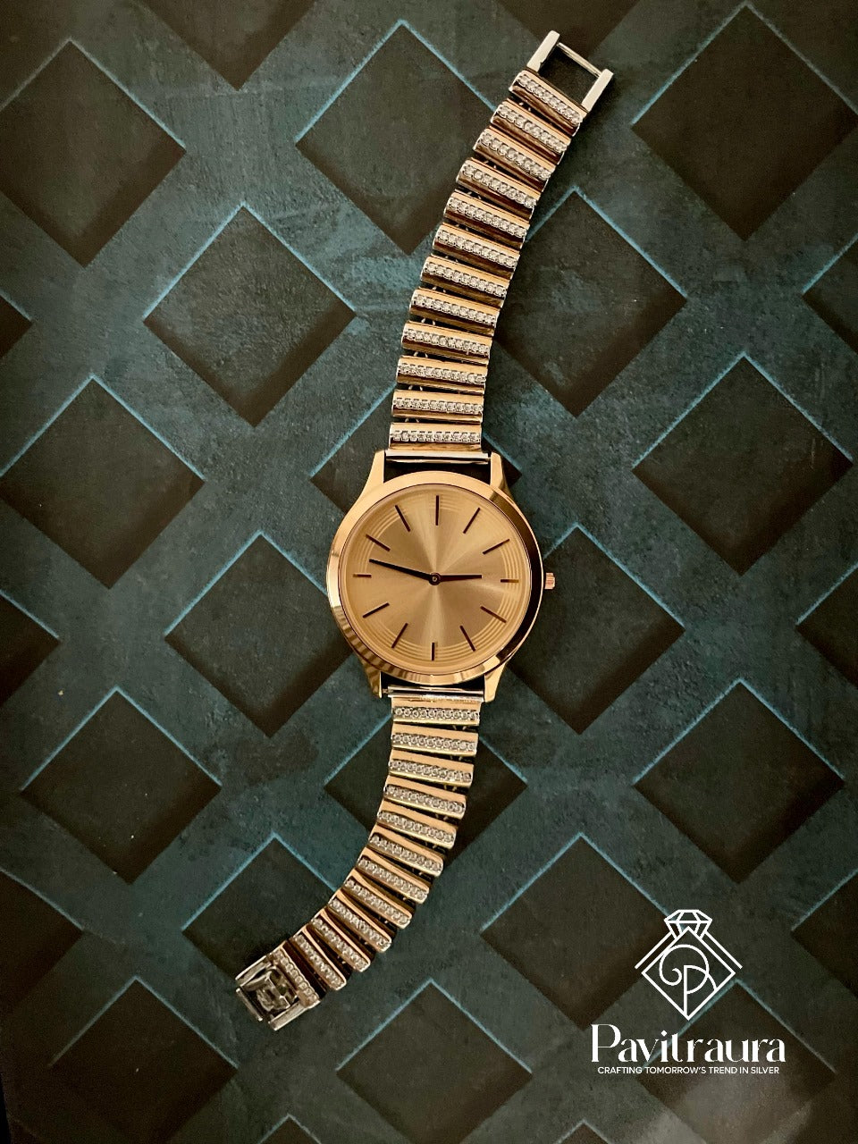 Rose gold men's watch14