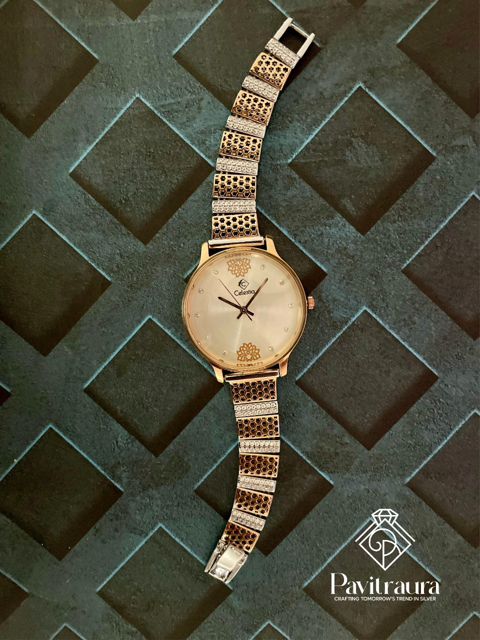 Rose gold men's watch15