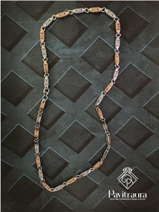 Men's Designer Dual-Tone Chain 10