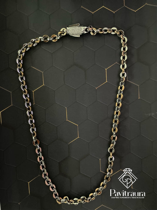 Men's Designer Dual-Tone Chain 4