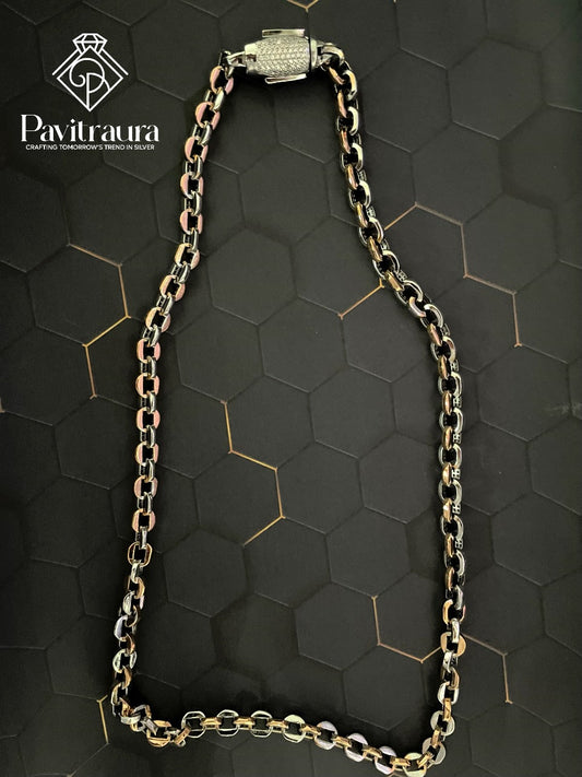 Men's Designer Dual-Tone Chain 5