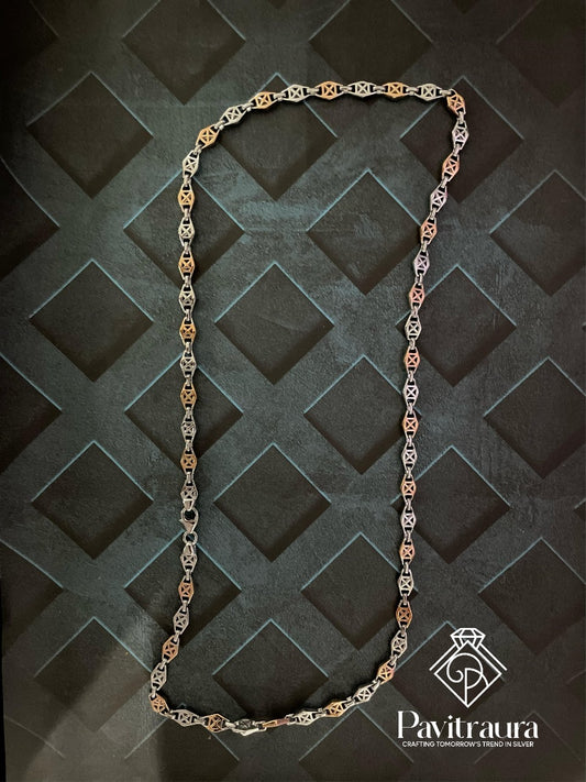 Men's Designer Dual-Tone Chain 6
