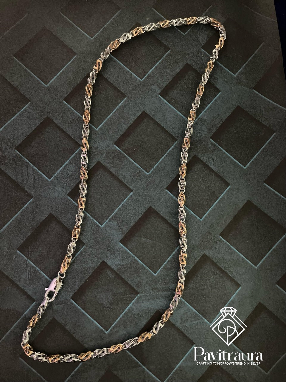 Men's Designer Dual-Tone Chain 7