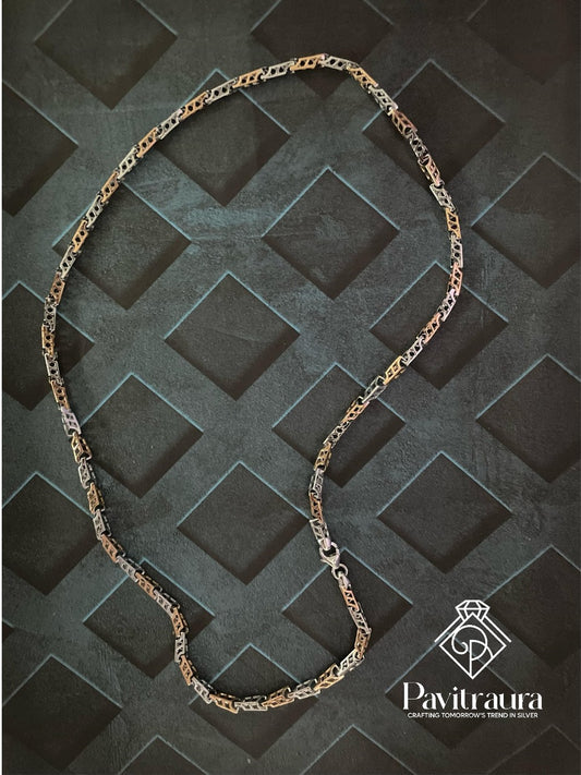 Men's Designer Dual-Tone Chain 8