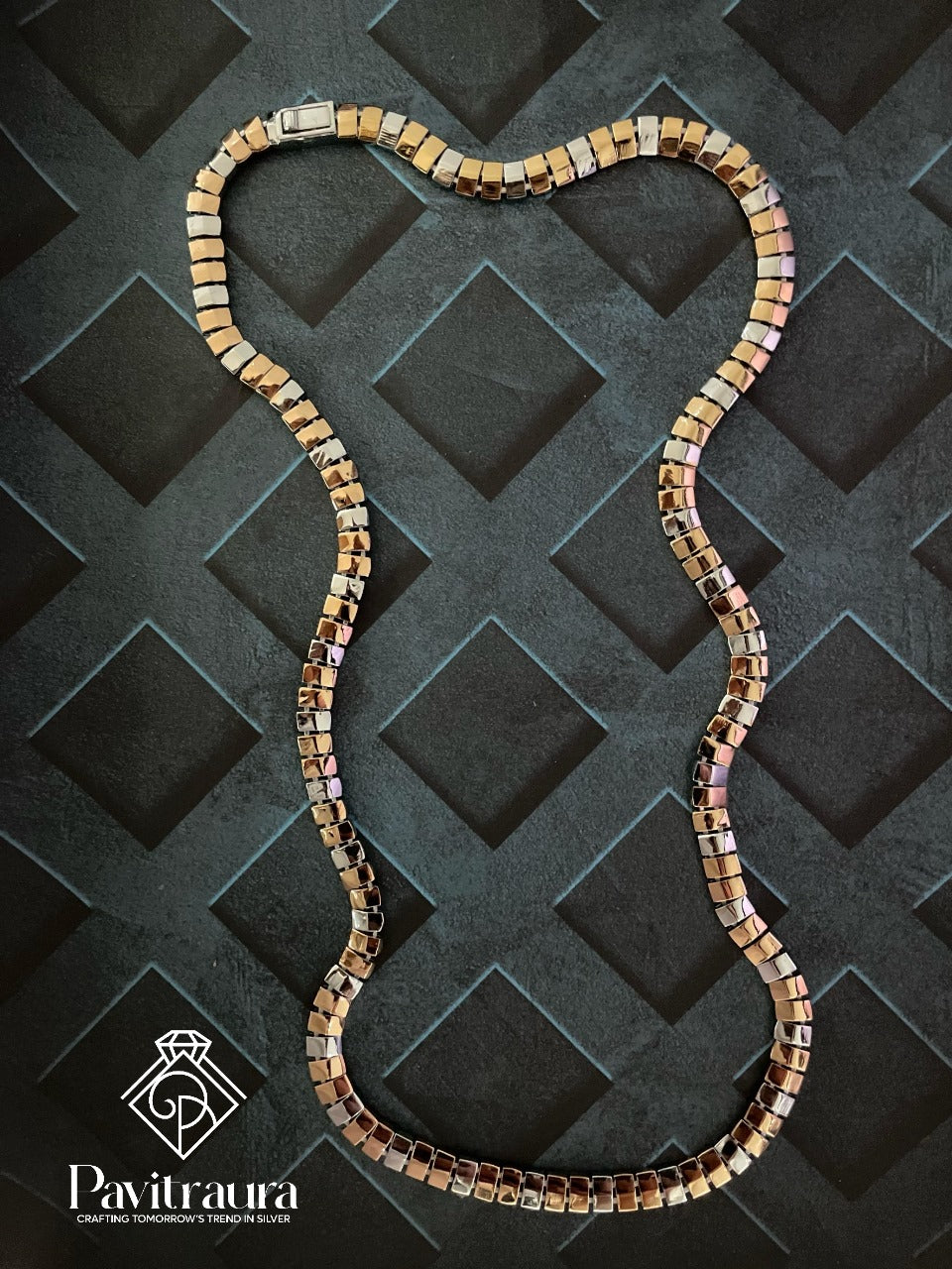 Men's Designer Dual-Tone Chain 9
