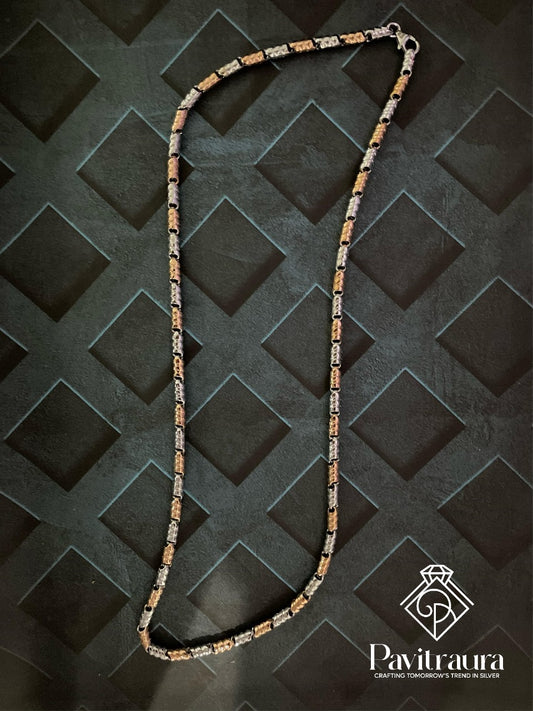 Men's silver chain 13