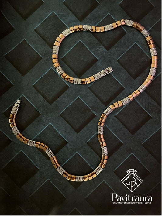 Men's silver chain 14