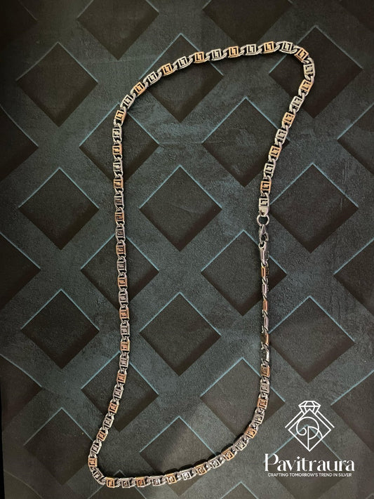 Men's silver chain 16