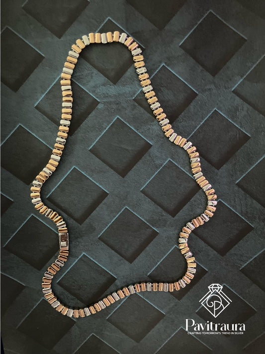 Men's silver chain 19