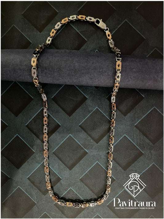 Men's silver chain 20