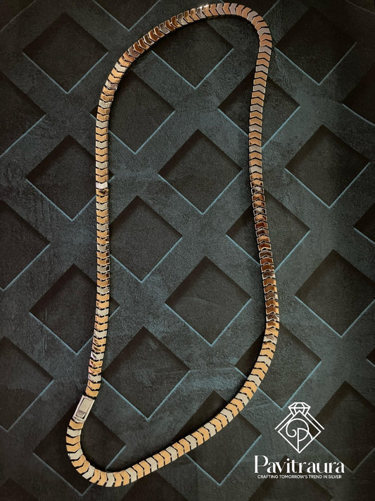 Men's silver chain 4