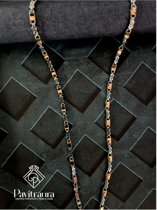 Men's silver chain 6