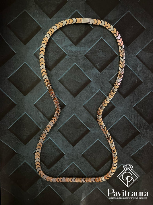Men's silver chain 7