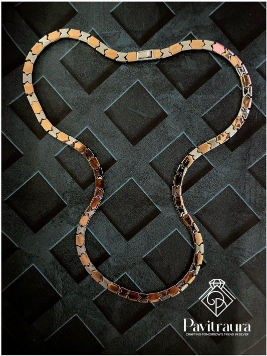 Men's silver chain 9