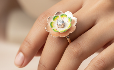 LADIES LASER RING